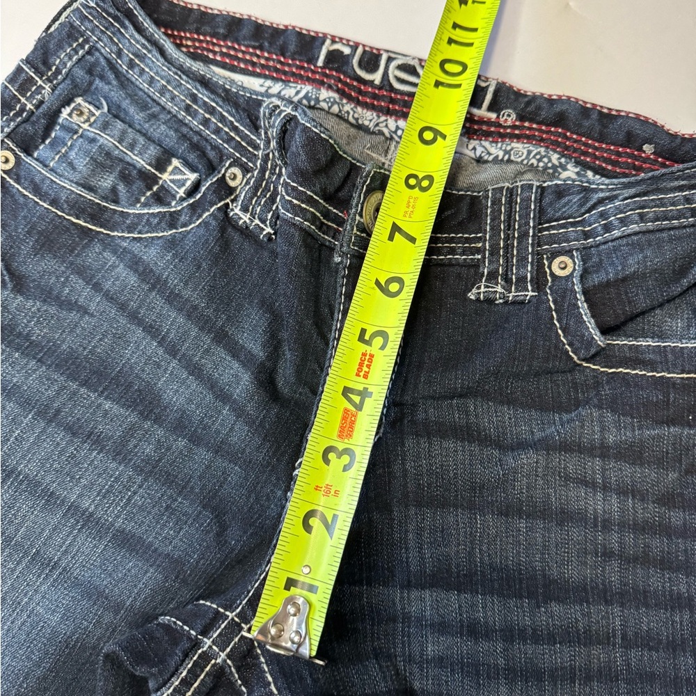 Rue21 Mid-rise Bootcut Dark Wash Jeans- Size 5/6 - Picture 6 of 8